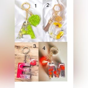 Resin keychain